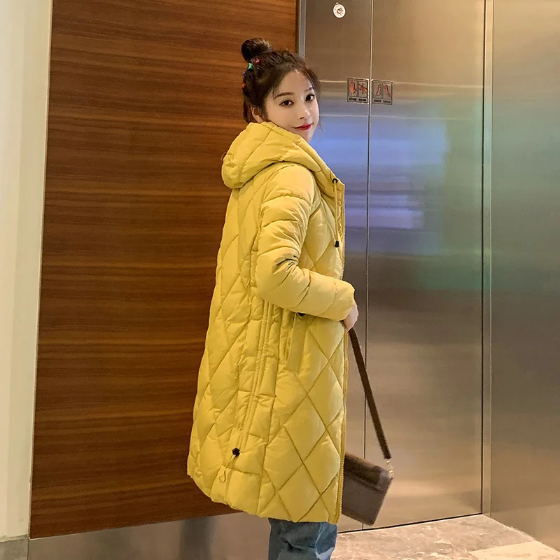 Сезон сзади специальное предложение пуховик из хлопка для девочек Длинная