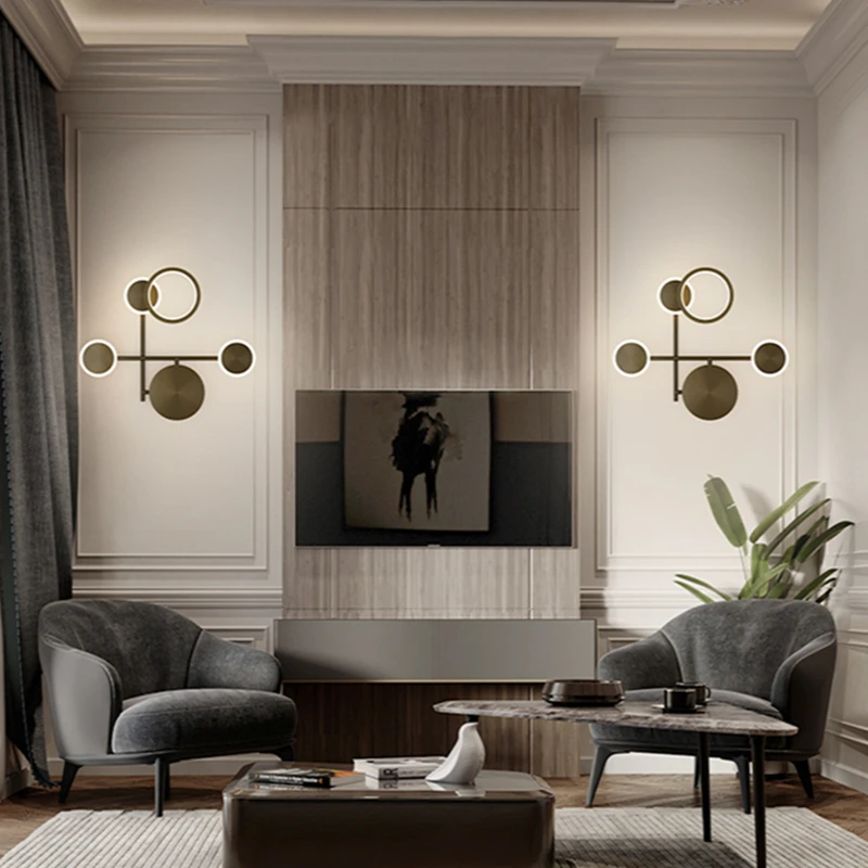 Современная светодиодсветодиодный настенная лампа креативное Бра В