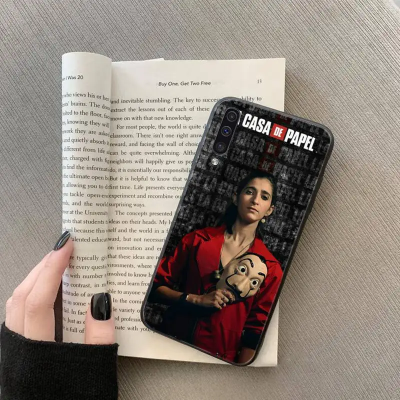 

movie star Money Heist Phone Case For Samsung galaxy S 7 8 9 10 20 edge A 6 10 20 30 50 51 70 note 10 plus