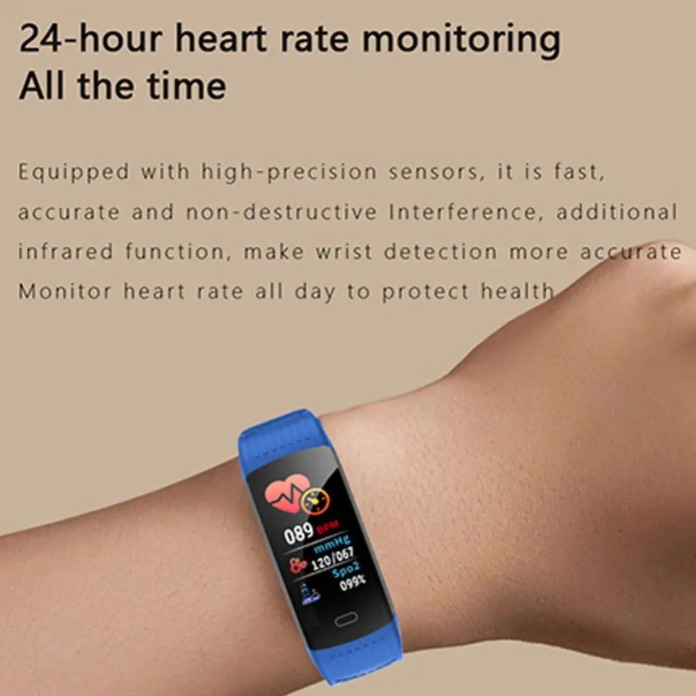 

Smart Watch Bracelet Waterproof Bluetooth Multi-sports Mode Watch With Telephone Alarm Reminder Blood Pressure Black Yellow