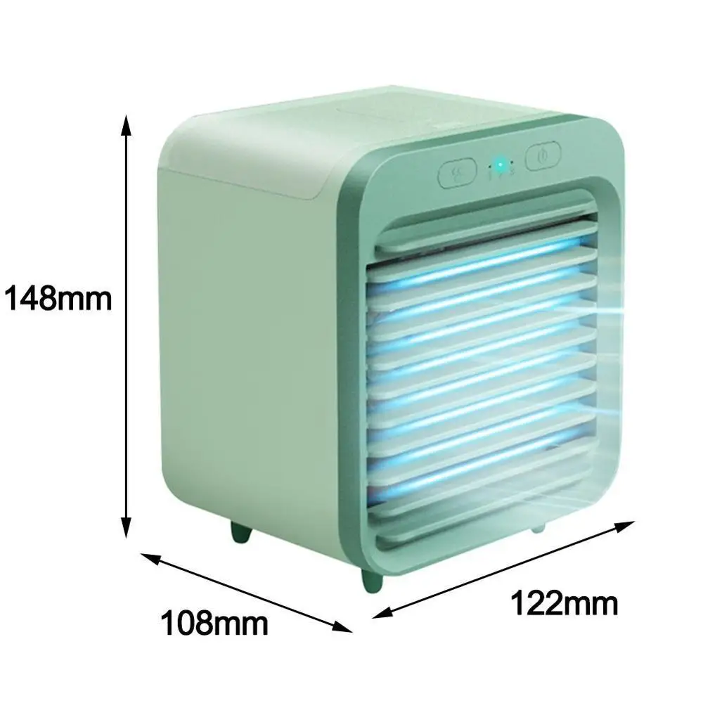 

Summer Mini Rechargeable Air Conditioner Portable Multi-function USB Purifier Cooling Water Cooler Fan Air Humidifier Deskt B6R6