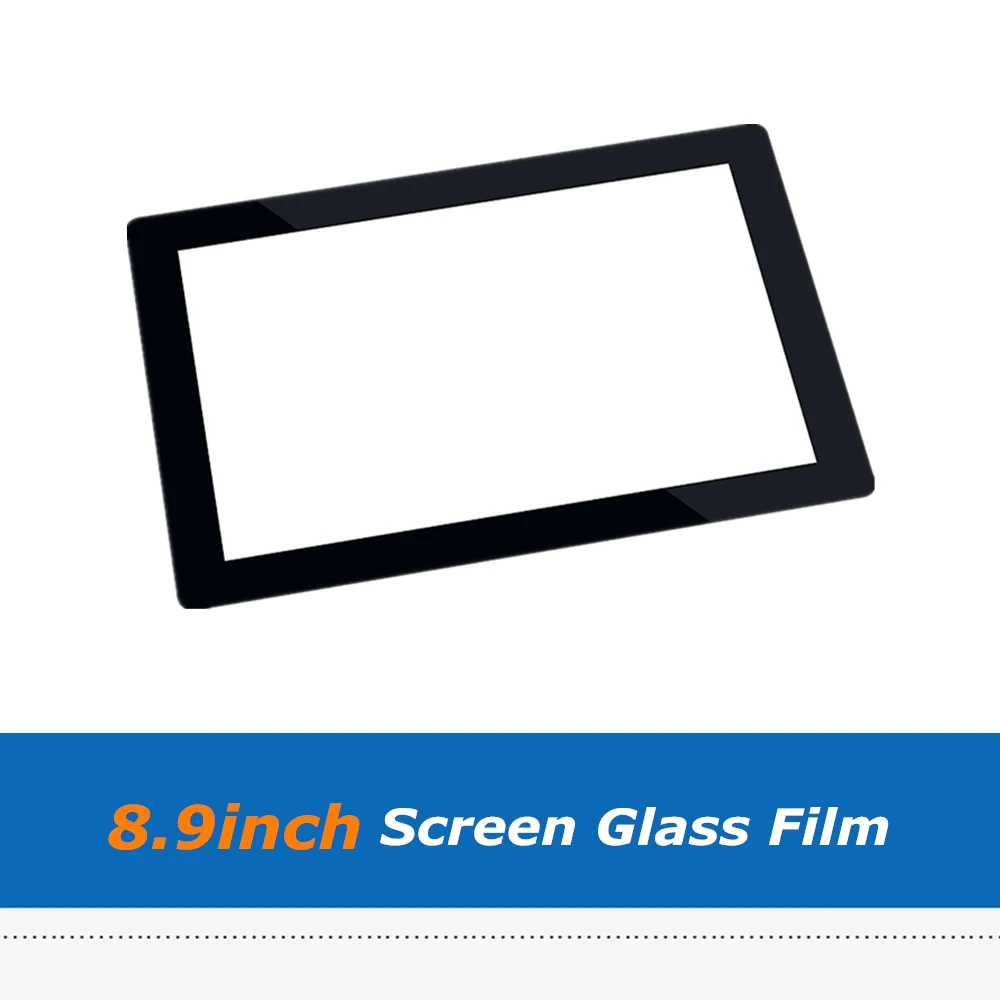 8 9inch uv lcd screen tempered glass protector display film for wanhao d8 dlp light curing 3d printer parts free global shipping