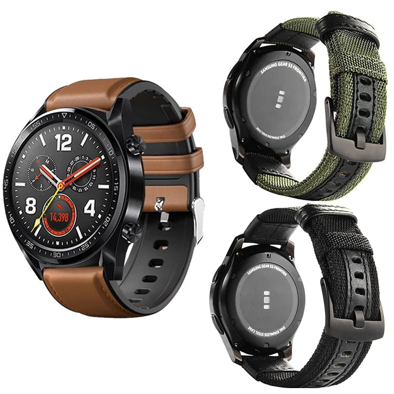 

Ремешок для Samsung Galaxy Watch 3 41 мм 42 мм Active 2 44 мм 40 мм Garmin CAME Vivoactive 3, ремешок для Huami Amazfit Bip