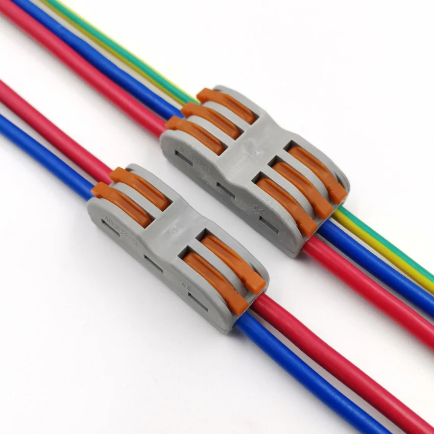 

No welding Multi-function Wire Quick Connector Cable connection Terminal Block Press Universal Compact Wire terminals
