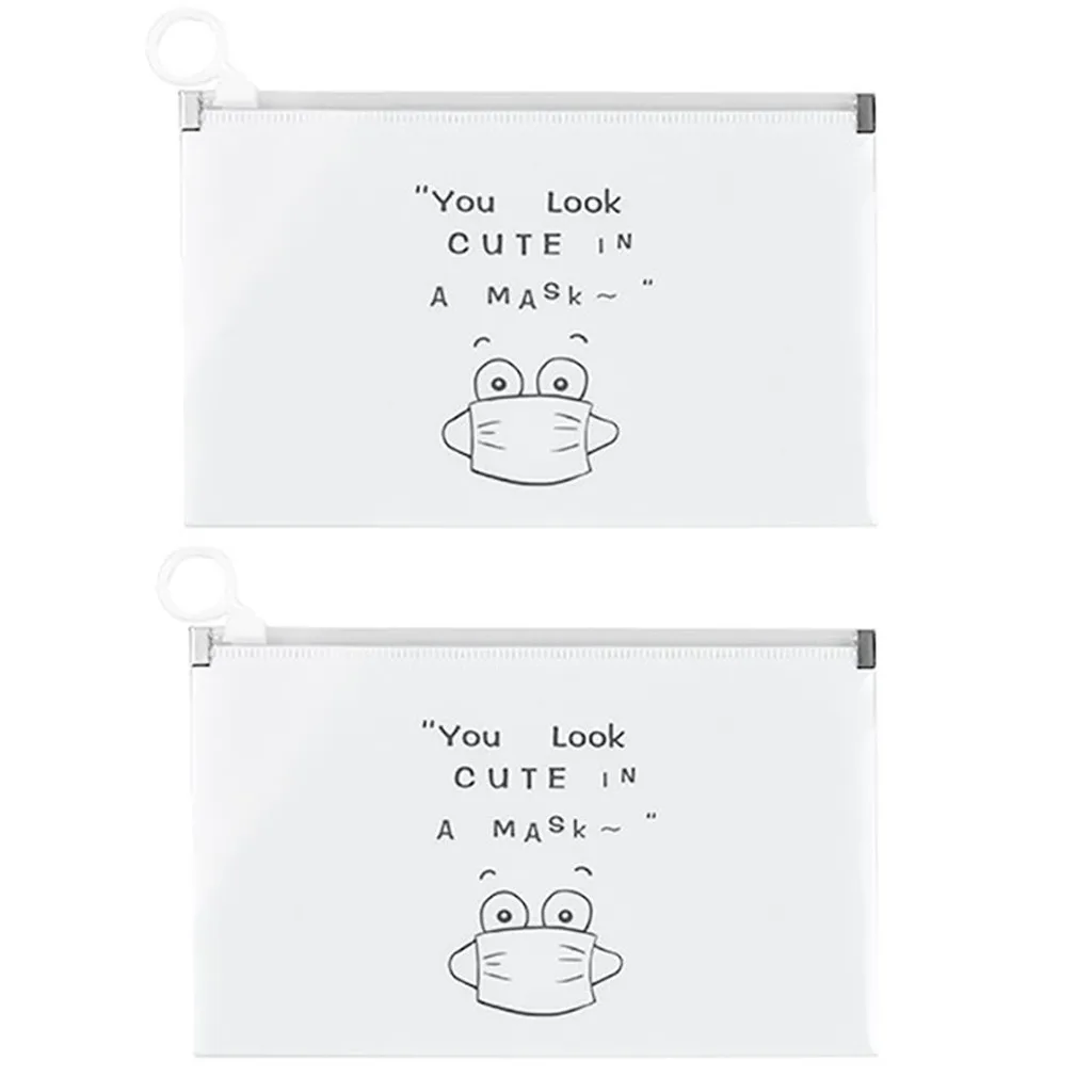 Водонепроницаемый портативный органайзер для масок лица складные сумки очистки