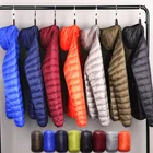 Мужская куртка на утином пуху, светильник Кая Водонепроницаемая теплая куртка с светильник юшоном и перьями, разные цвета, модель 4XL на зиму, 2019