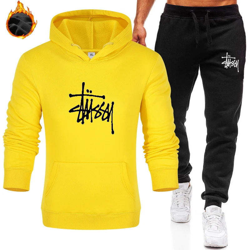 

2020New Men's And Women's Unisex Casual Hoodie Printing Autumn And Winter Letter Printing Clothes Men's Sweatshirt Suit 12Colors