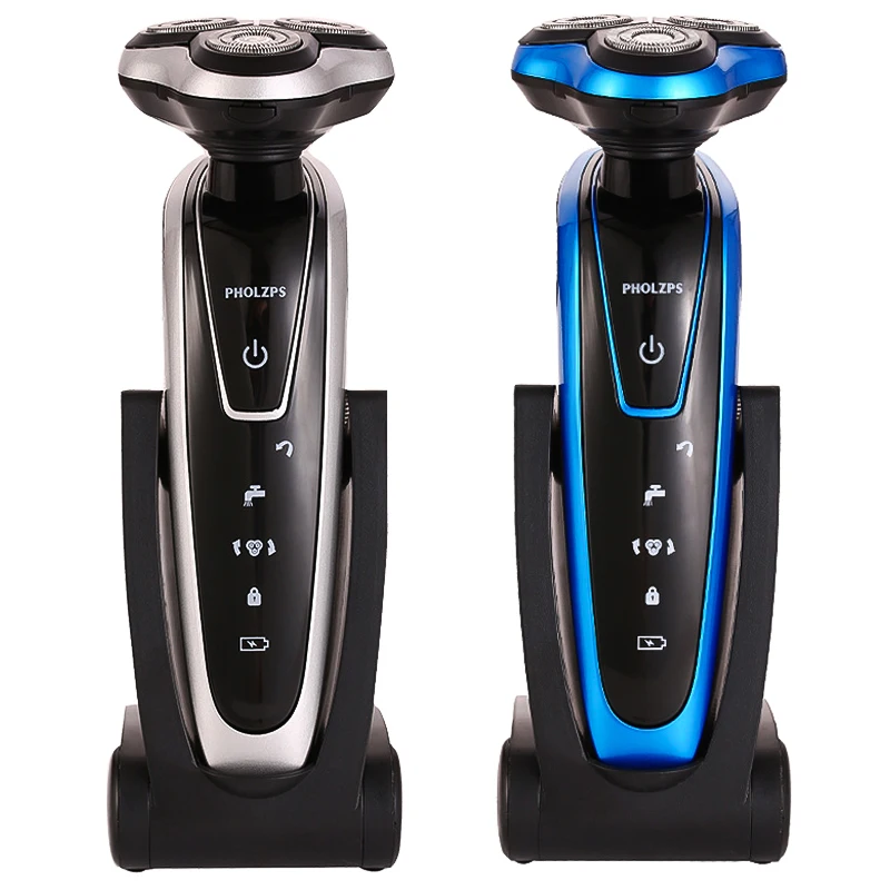 Водонепроницаемый 4D мужской электробритва влажная сухая электрическая бритва