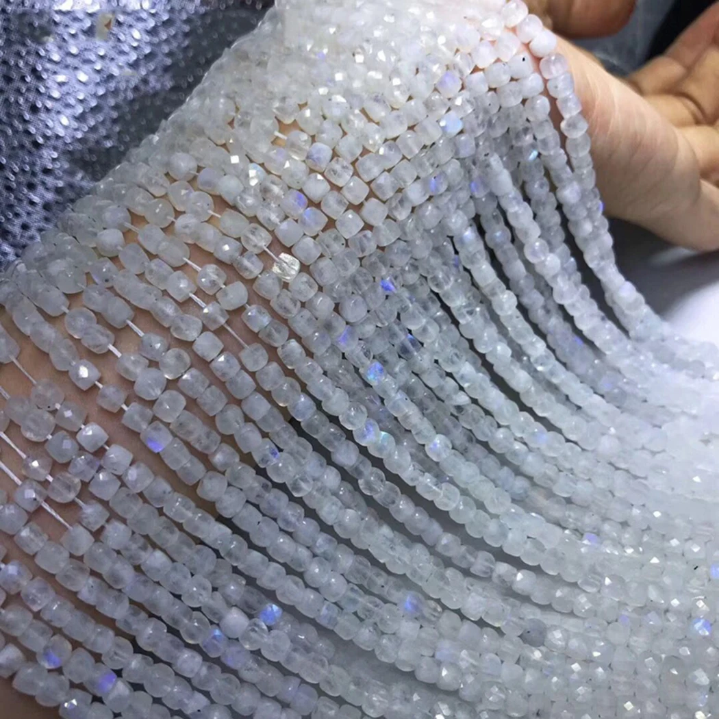 Лунный камень Apatite Kyanite Prehnite Турмалин Amazon натуральный драгоценный камень ограненные бусины 4,5-5 мм для изготовления ювелирных изделий 15,5 дюймов