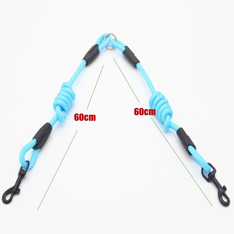 Нейлоновый двойной поводок для собак не спутывается Поводок и кошек бега или