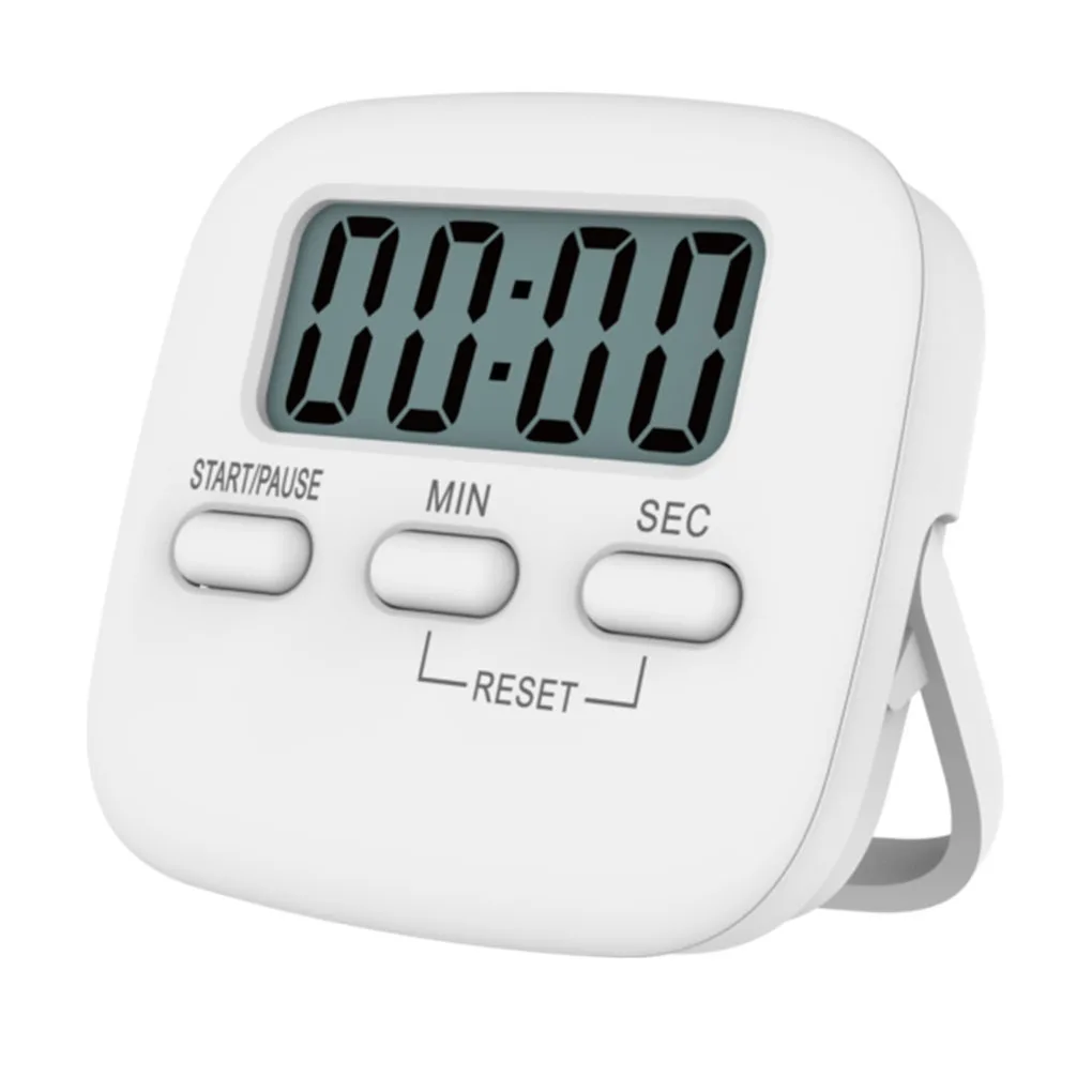

2pcs Kitchen Timer Cooking Baking LCD Display Countdown Student Lab Digital Timer Home Kitchen Gadget