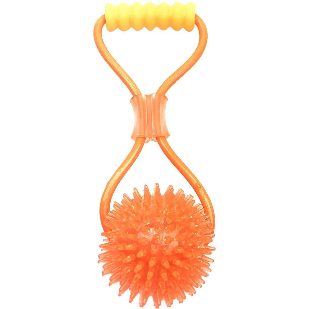 Style C Orange Игрушка для укусов, многофункциональная молярная игрушка для собак, чистящая зубы, пищевая игрушка для чистки зубов из ТПР, безопасная Эластичность для собак, щенков - Цвет: Style C Orange