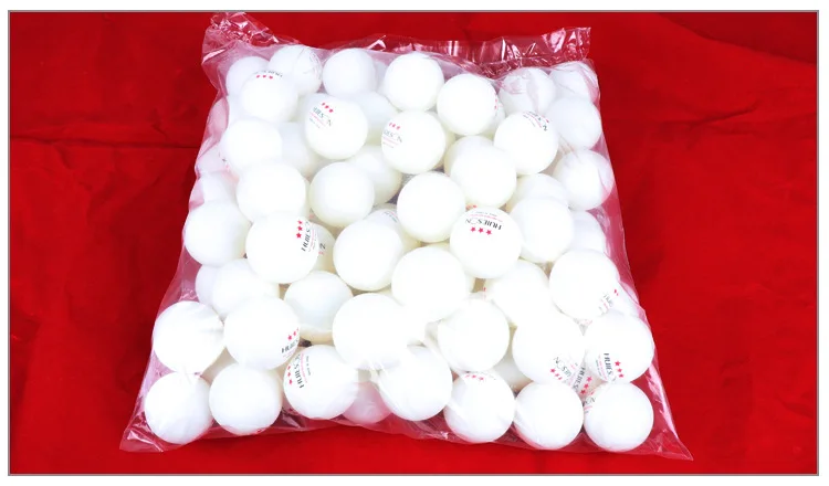 100pcs/Pack Huieson 3 Stars Table Tennis Ball 40+ ABS New Material 2.8g Trainning Ping Pong Balls Students Table Tennis Balls