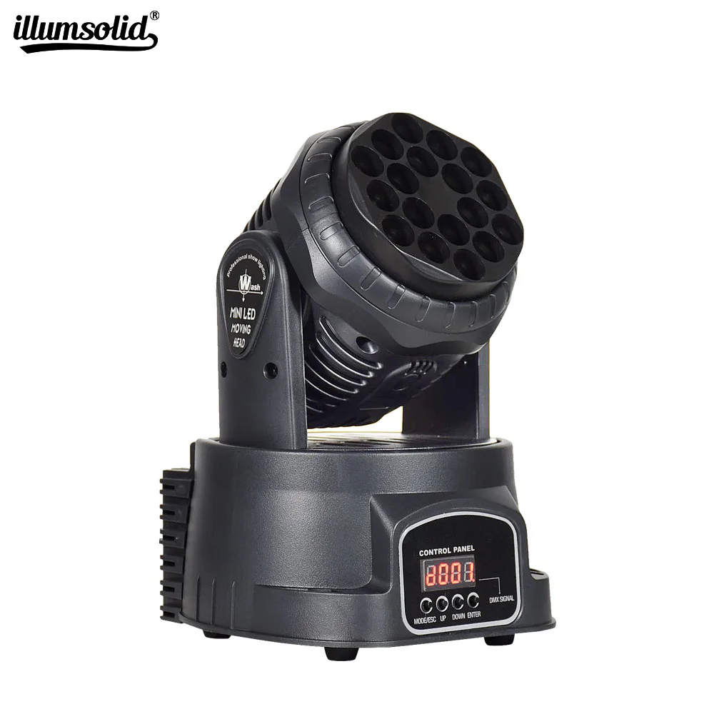 

Dmx 18x3w Stage Beam Moving Head Light DJ Led Spot Light RGB Party Lighting For Club Show Family Partie