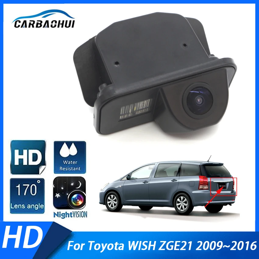 HD car Rear View reverse CCD camera Waterproof High quality RCA For Toyota WISH ZGE21 2009 2010 2011 2012 2013 2014 2015 2016 HD car Rear View reverse CCD camera Waterproof High quality RCA For Toyota WISH ZGE21 2009 2010 2011 2012 2013 2014 2015 2016