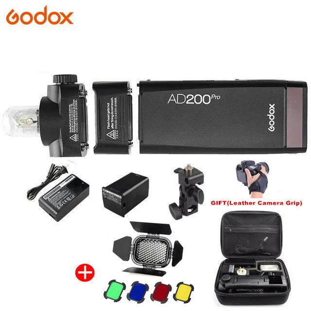 Add BD-07 Godox AD200 Pro AD200Pro 200Ws 2,4G Вспышка стробоскоп 1/8000 HSS 500 полная мощность вспышки 0,01-2,1 s переработка батареи 2900 мАч - Цвет: Add BD-07