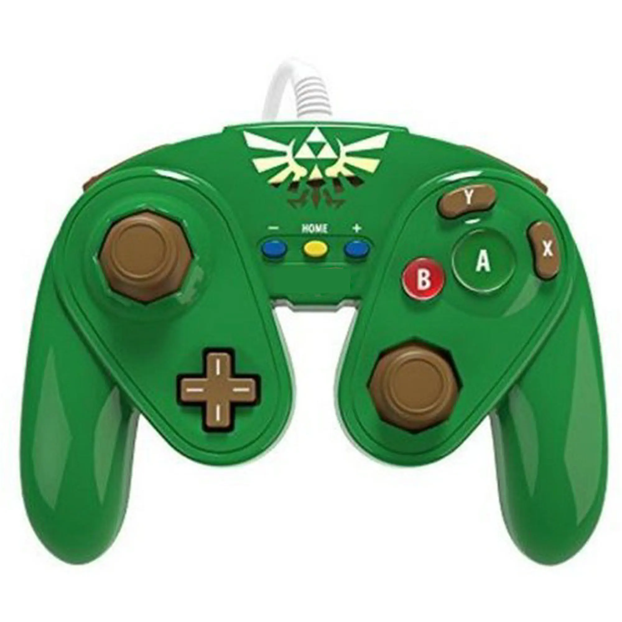 Проводной контроллер для wii геймпад для wii U Fight Pad джойстик Joypad - Цвет: Green Ze