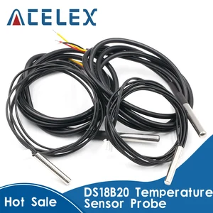 0, 5 м/1 м/2 м/2, 5 м/3 м DS18B20 DS18S20 NTC 10K 1% 3950 водонепроницаемый цифровой датчик температуры NTC термисторный тепловой кабель