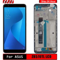 5 7for asus zb570tl lcd display touch screen digitizer assembly for asus zenfone max plus zb570tl lcd with frame x018d x018dc