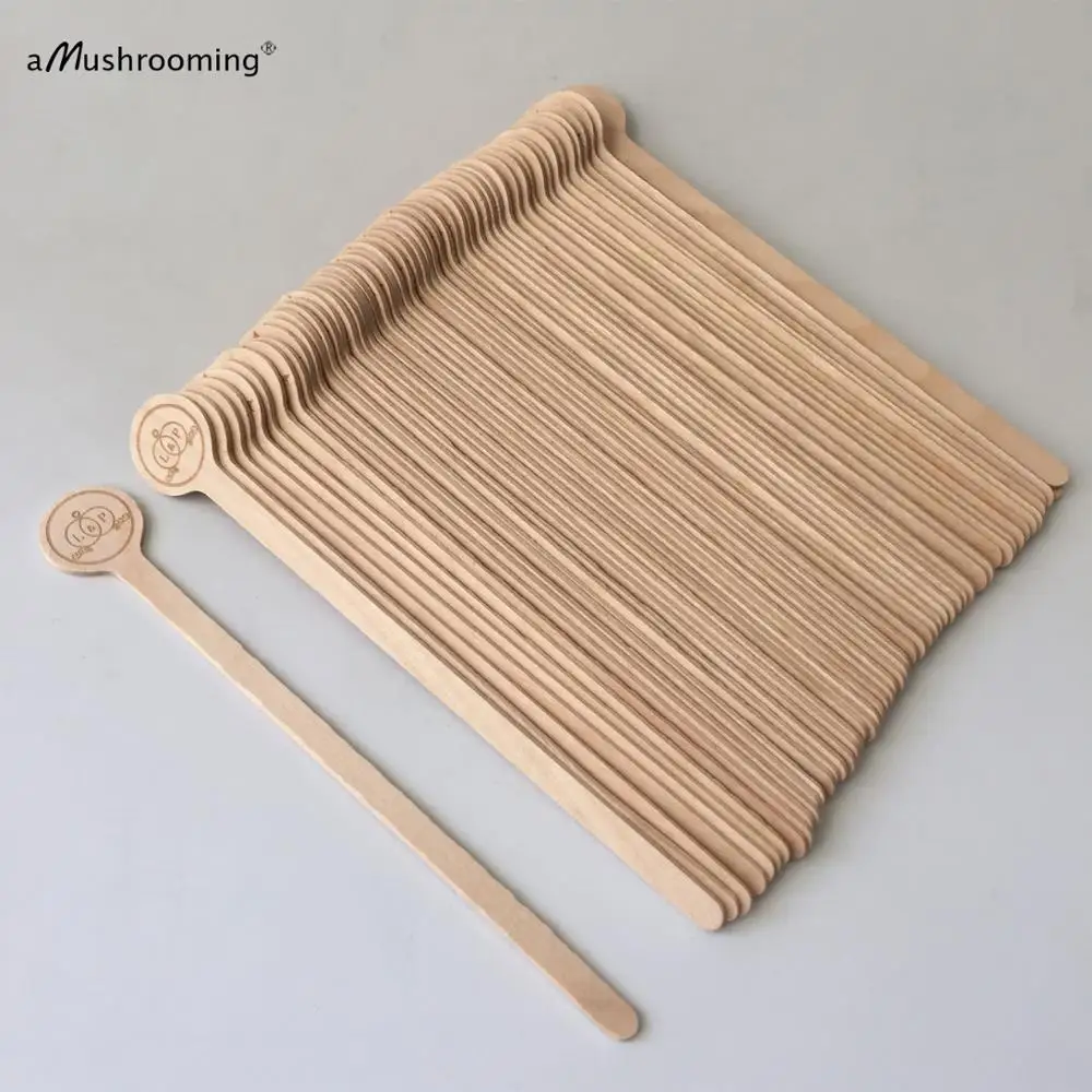 120 шт. обычай круглыми кофе мешалки рустикальная Свадьба юбилей вечерние палочки