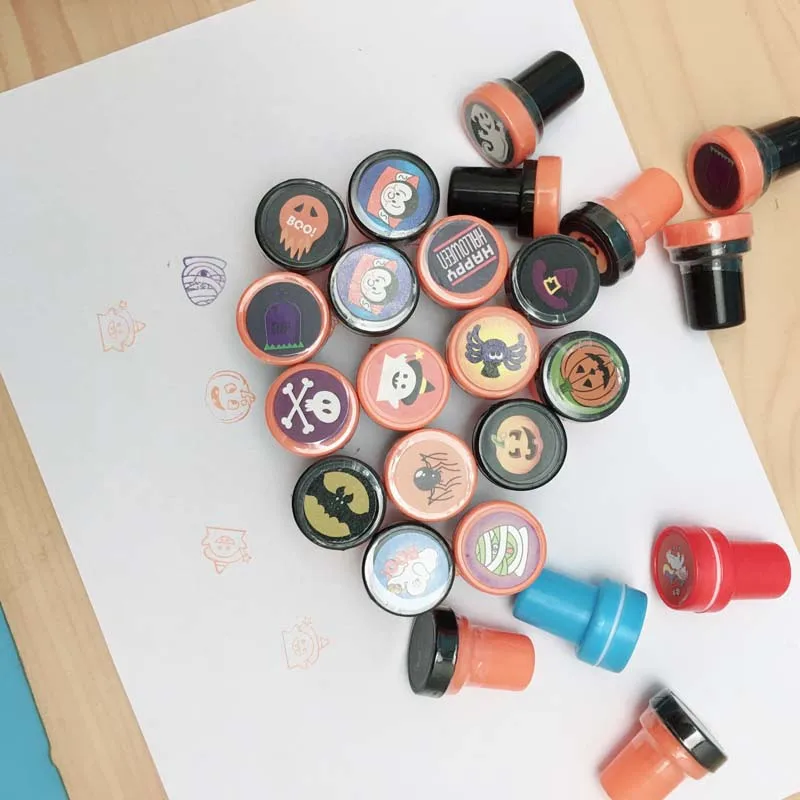 60 шт. мешок для Хэллоуина наполнители пиньяты привидение фестиваль игрушка штамп