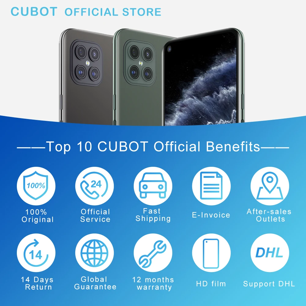 Cubot C30 смартфон 8 ГБ + 128/256 48MP Quad Camera 32MP селфи Global 4 аппарат не привязан к оператору