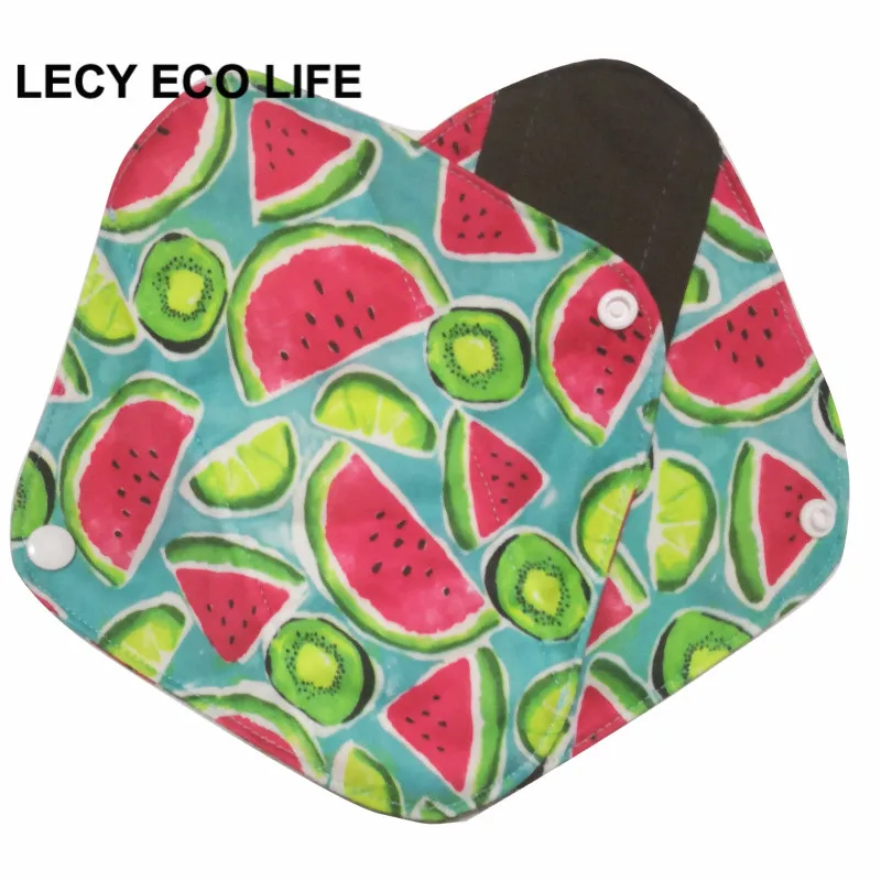 [Lecy Eco Life] многоразовый женский светильник, тканевые подушечки, водонепроницаемые колготки с бамбуковым углем внутри, Женский гигиенический продукт