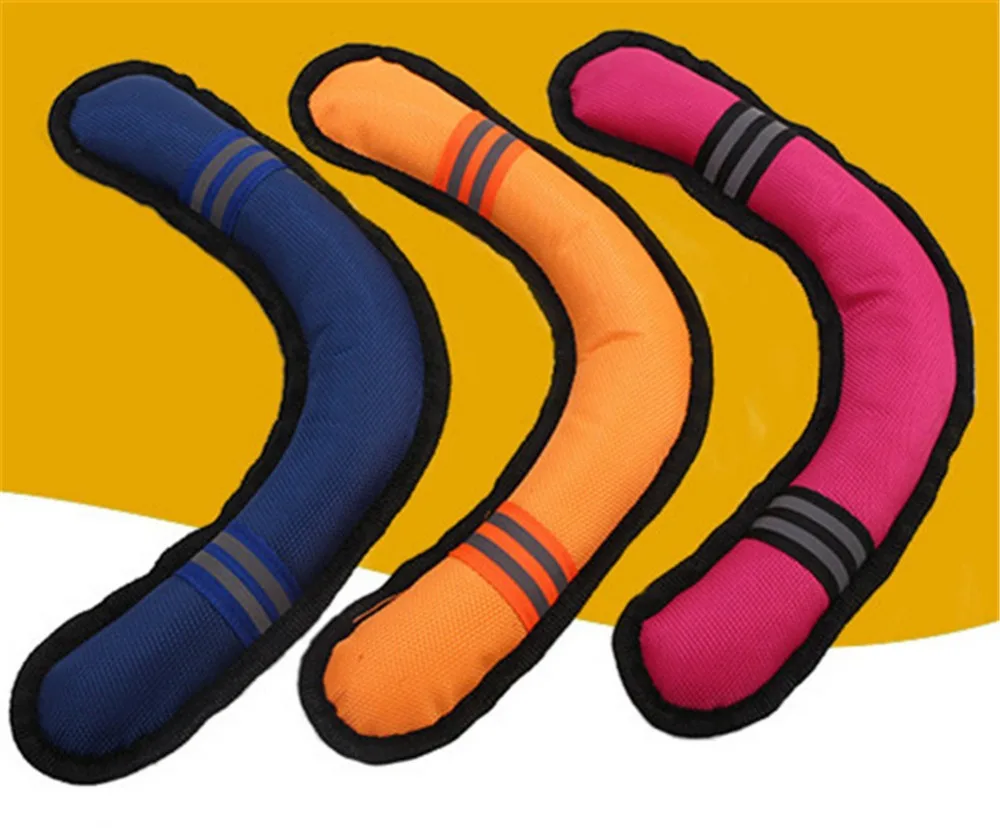 

2021 New Dog Flying Discs Toys Reflective Boomerang Bite Resistant Pet Training Darts Chew Toy For Small Medium Large Dogs