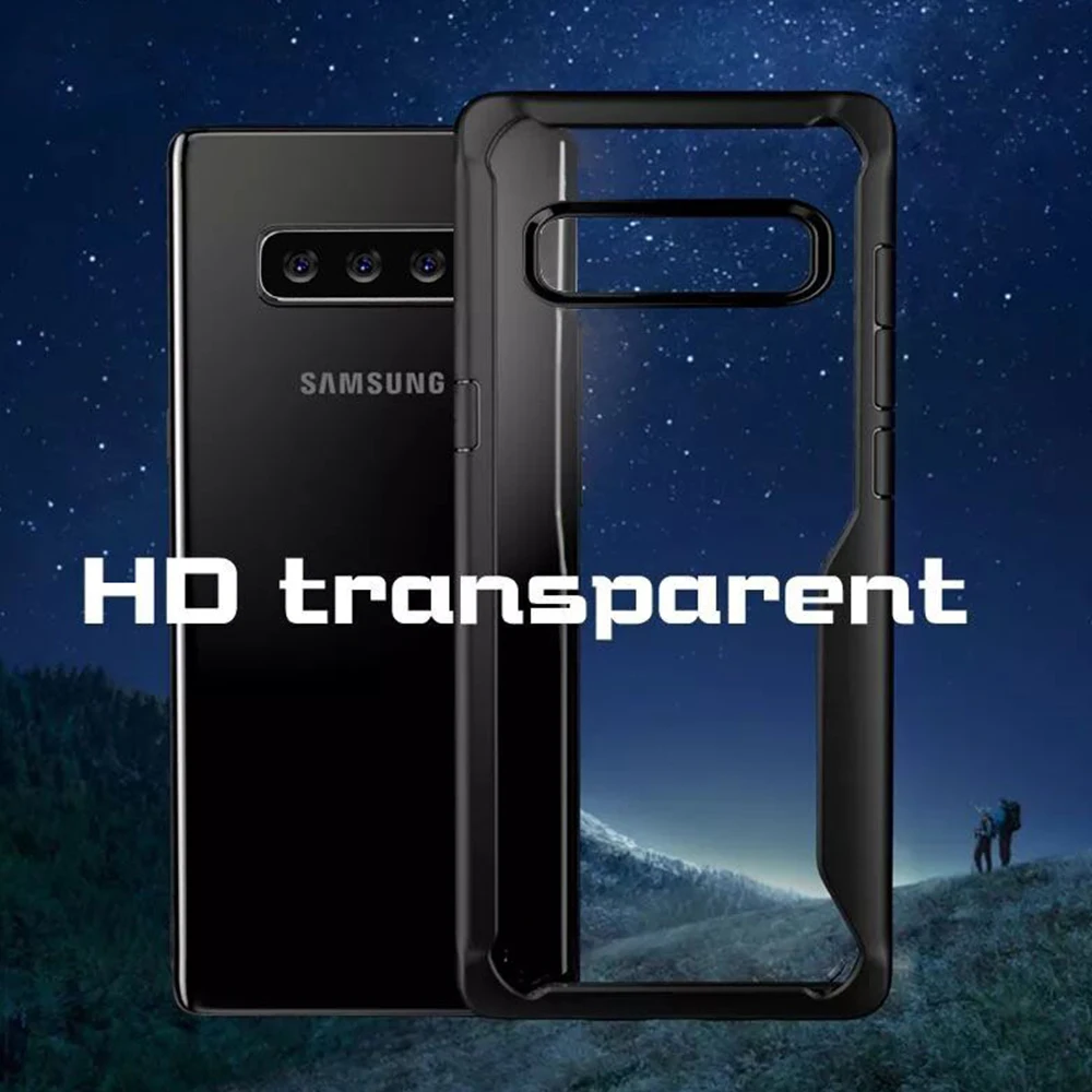 Противоударный защитный чехол для samsung Galaxy S10 Plus Note 10 S10e прозрачные чехлы для Galaxy S9 S8 Plus Note 8 9 силиконовый