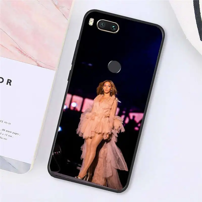 

Beyonce American singer actor Phone Case For Xiaomi Redmi note 7 8 9 t max3 s 10 pro lite Luxury brand shell funda coque