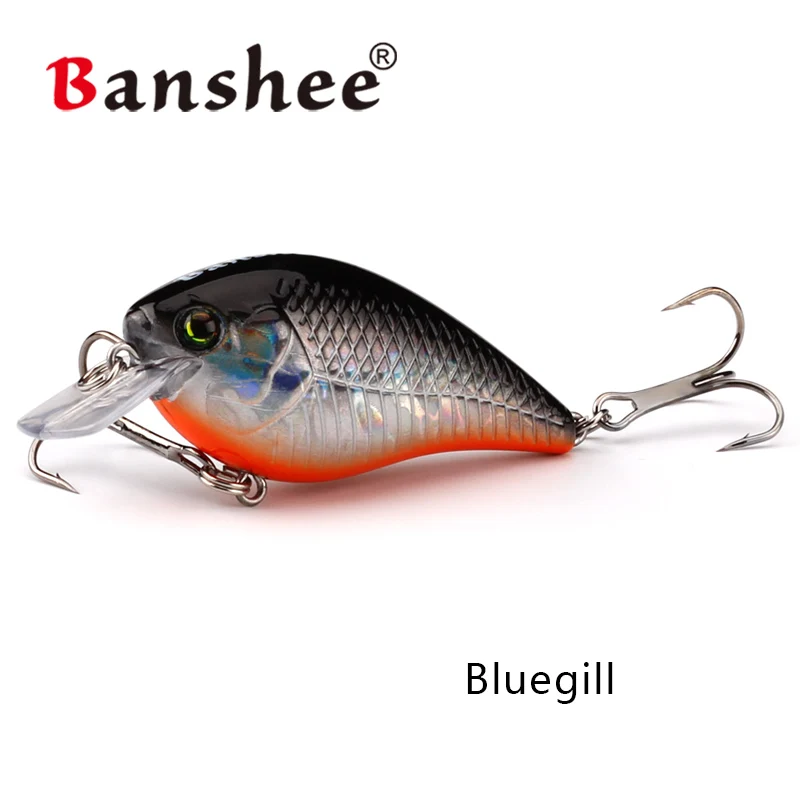 Banshee 60 мм 12 г квадратный Билль кренкбейты плавающий воблер приманки погремушки рыболовные приманки - Цвет: Bluegill