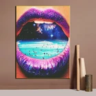 Картина фэнтезийная Большая Морская, холст, креативный современный постер и принты, настенная живопись для гостиной, украшение для дома