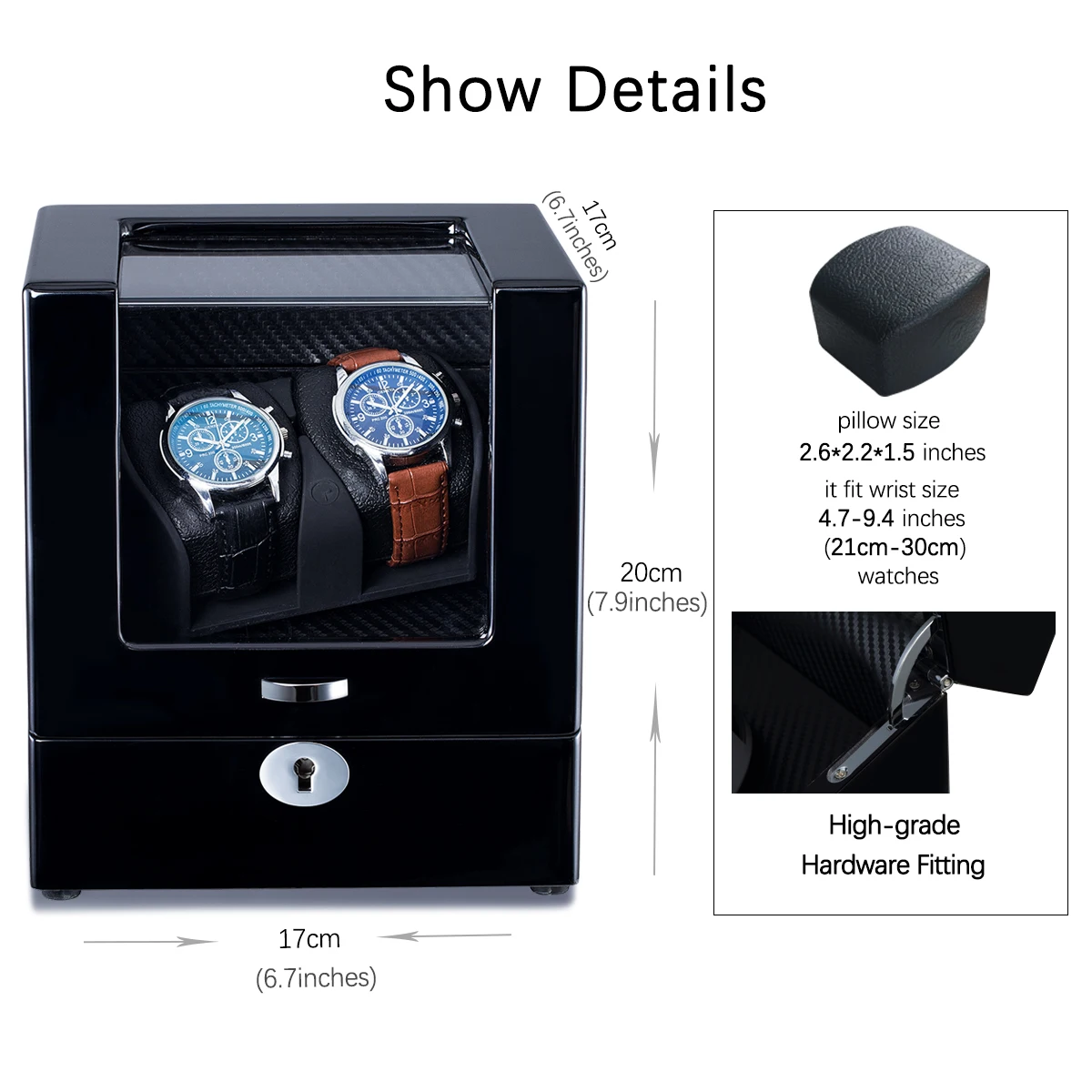 С автоматическим заводом часов держатель дисплей для механических Мини Мотор