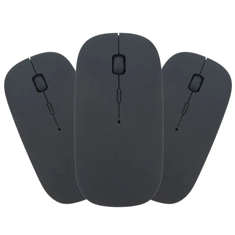 Беспроводная перезаряжаемая ультратонкая Бесшумная мышь 2 4 ГГц сухая