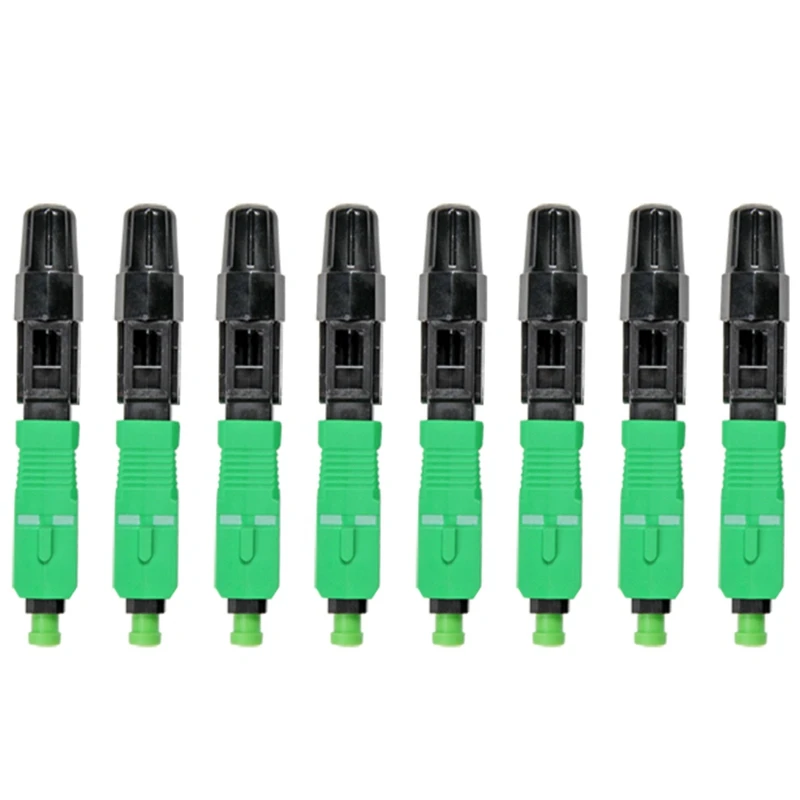 

200 шт. FTTH SC APC Одномодовый волоконно-оптический SC APC Быстрый разъем SC/APC FTTH волоконно-оптический Быстрый разъем