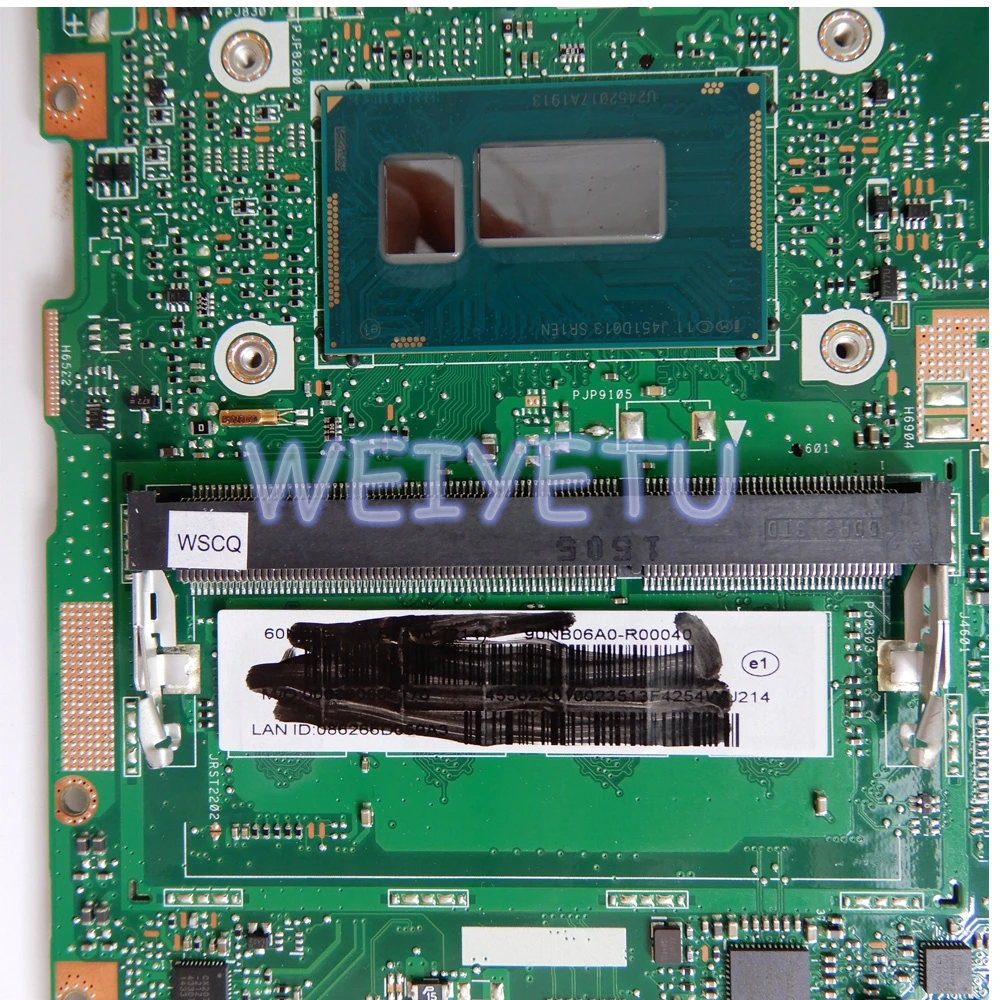 Материнская плата X455LA I3 4010/4030 2GB/4GB RAM для ноутбука ASUS X455LJ X455LN X455LD A455L F455L K455L
