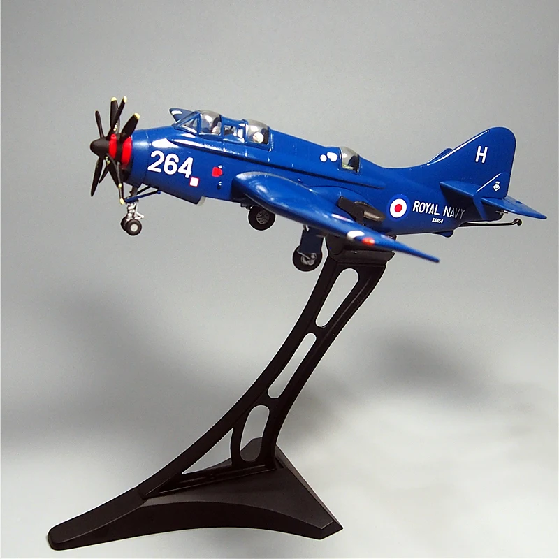 Литый под давлением в масштабе 1/72 Gannet антиподводный самолет модель из сплава