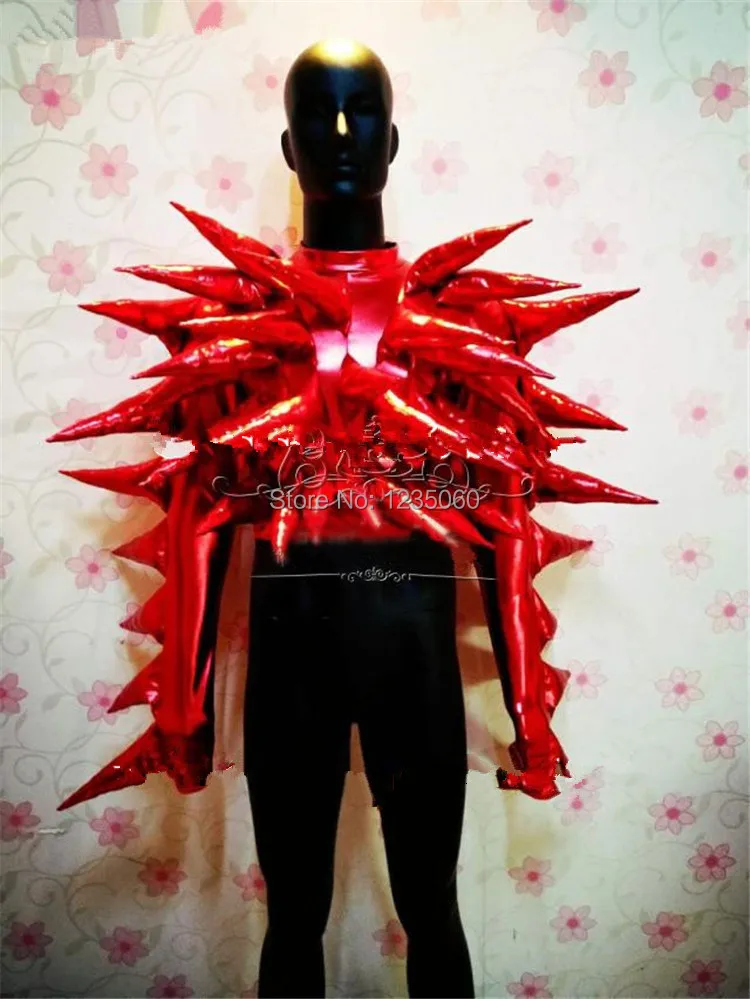 Вечерние тема Красный бальных танцев сценические костюмы Спайк женское платье dj