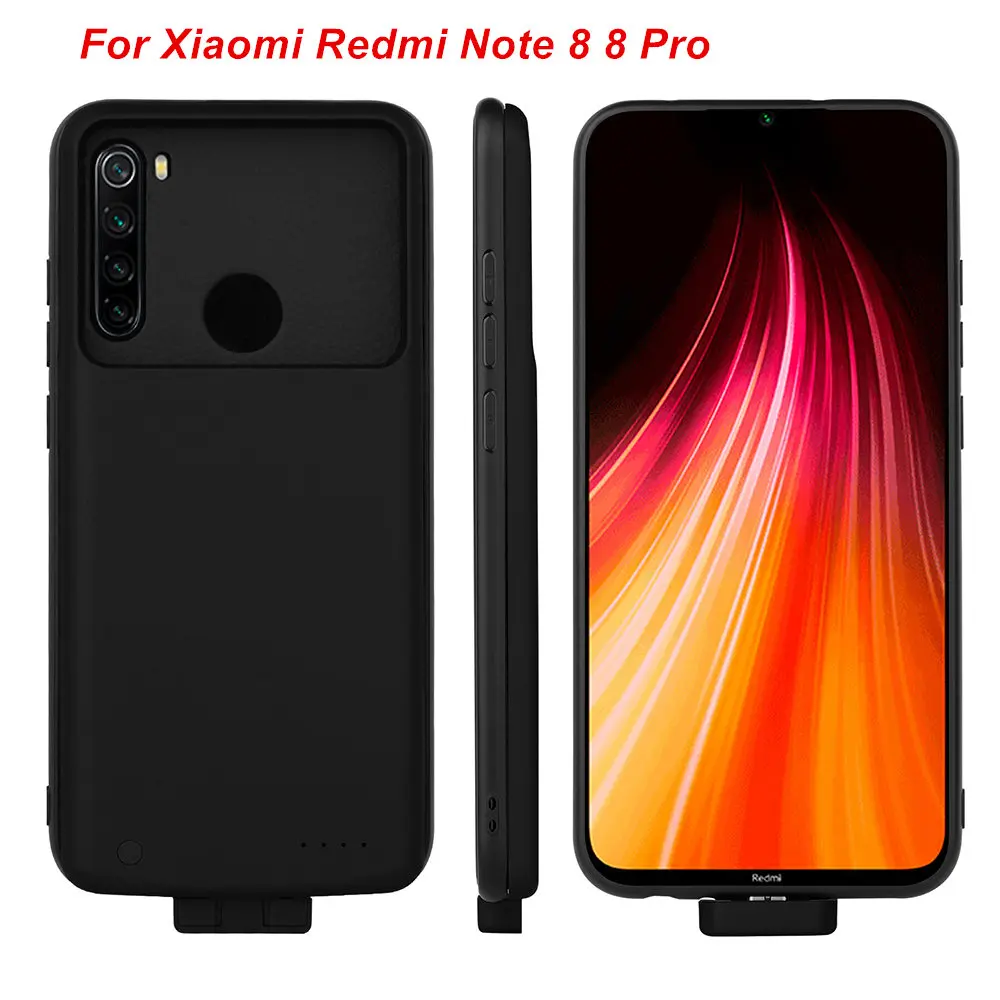 7000 мАч для Xiaomi Redmi Note 8 Pro чехол зарядного устройства Внешний смартфона внешний