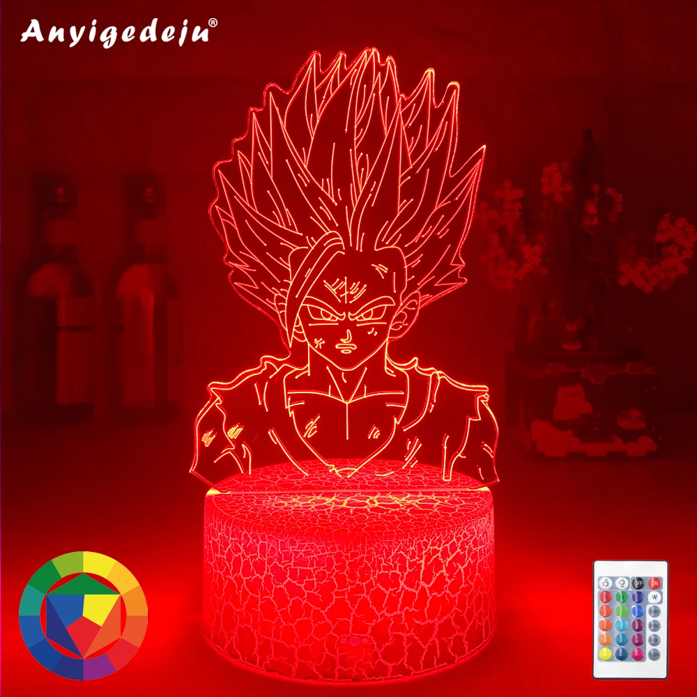 Новейшая аниме 3d-лампа фигурка декор для детской спальни ночник крутые подарки