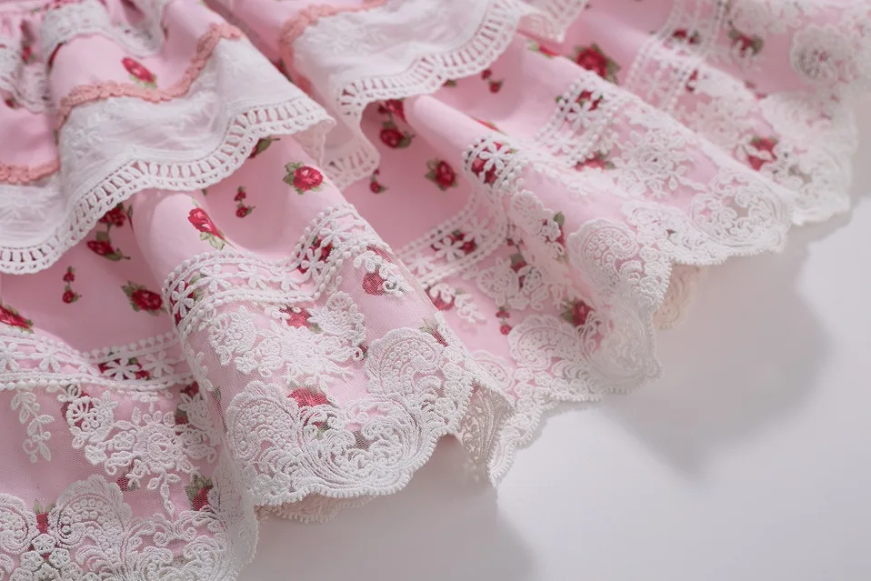 Pettigirl Girls Dresses For Party Flower Pink Printed Lace Evening Long Kids Dress | Детская одежда и обувь