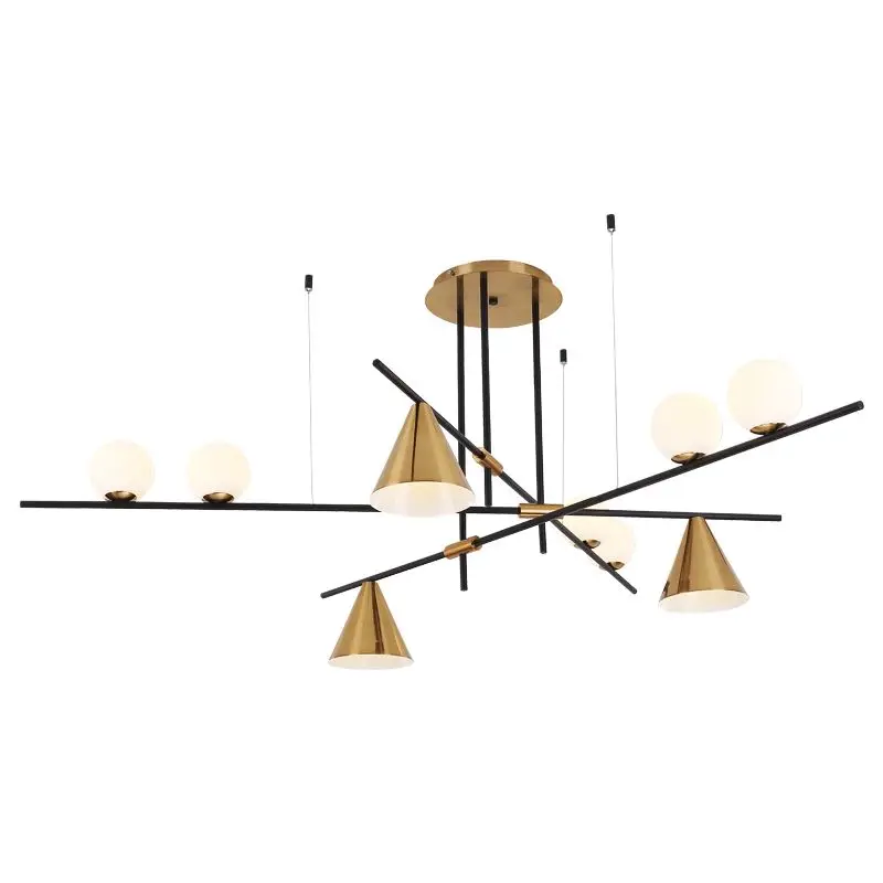 Northern European-Style Living Room Lights Creative Chandelier Minimalist Modern Restaurant Art Design Clothing Store Lamps