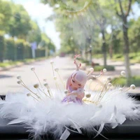 1 pcs large lovely feather car anti slip dashboard sticky pad non slip mat holder sticky carpet for gps cell phones car interior