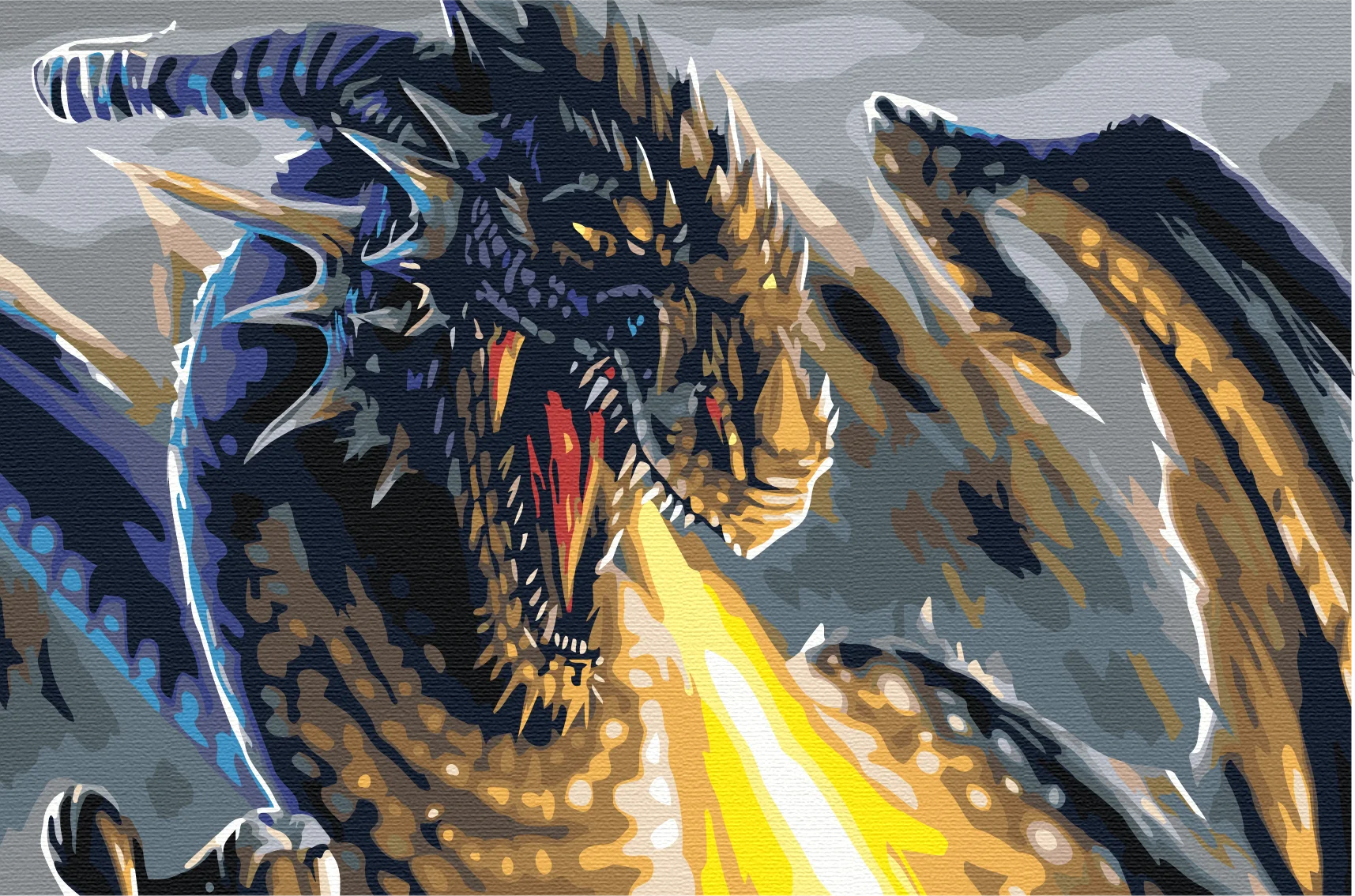 Картина по номерам дракон