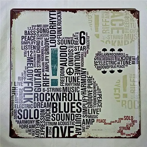 

Metal Signs Novelty Wall Decor 12 X 12 Novelty Funny Rocknroll Solo Love Sign Plaque Poster for Home Cafe Bar Pub Tin Sign