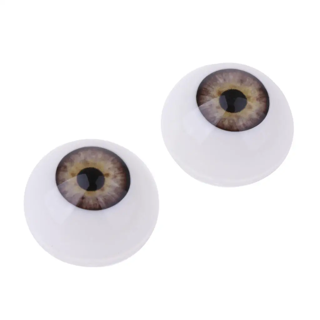

1 Pairs 18mm Doll Eyeballs Round Acrylic Eyes For DIY Baby Doll Craft Accs