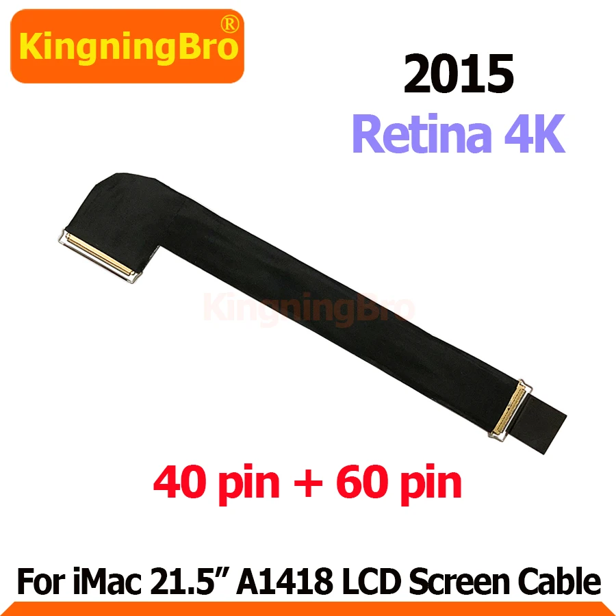 New LCD LED LVDS Screen Display Cable For iMac 21.5&quot A1418 Late 2015 Retina 4K Resolution 40pin+60pin | Компьютеры и офис
