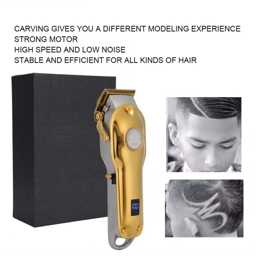 Professional Electric Hair Clipper Trimmer Cutting Machine US Plug 100-240V Barber Tool Set |