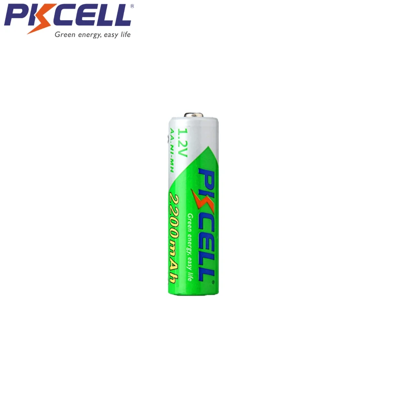 Аккумуляторные батареи PKCELL 1 2 в Ni-MH AA 2200 мАч + 4 шт./карта 850 упак. | Электроника