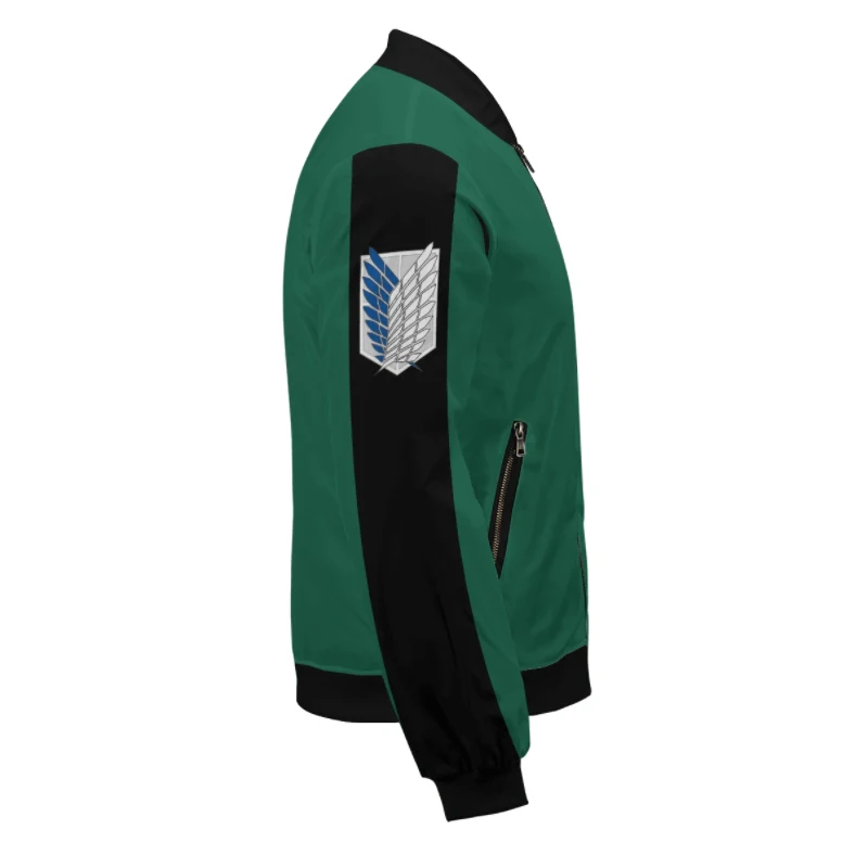 Летная куртка-бомбер атака на Титанов куртка в японском стиле аниме для косплея